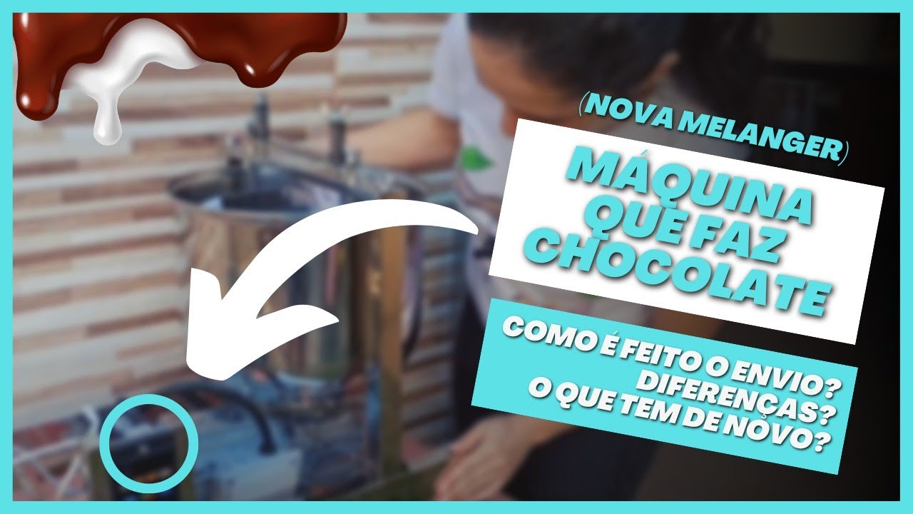 Máquina que faz chocolate | Nova melanger para fábrica