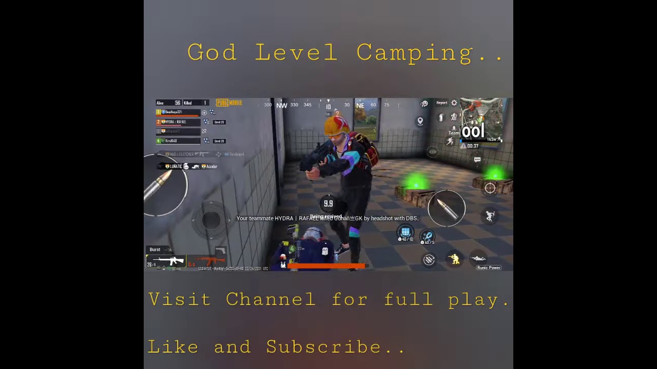 God Level Camping at School Appartment.. 4+Kills PubG Mobile
