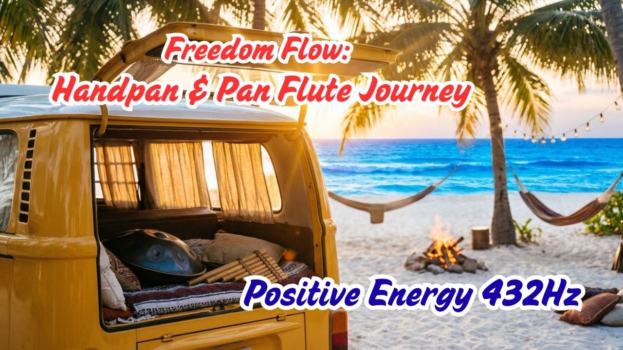 Freedom Flow: Handpan & Pan Flute Journey 🌿 Positive Energy 432Hz