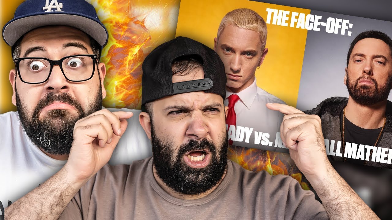 Slim Shady vs. Marshall Mathers: THE FACE-OFF | REACTION!!