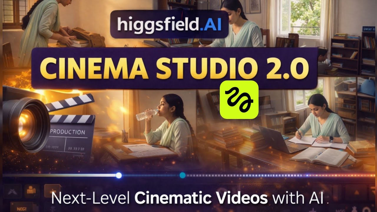 AI Video Will Never Be the Same After This📌Higgsfield, Cinema Studio, AI Video Generator