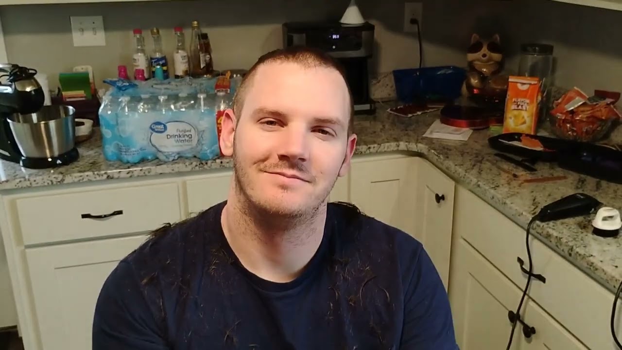 Cutting my husband's hair! 