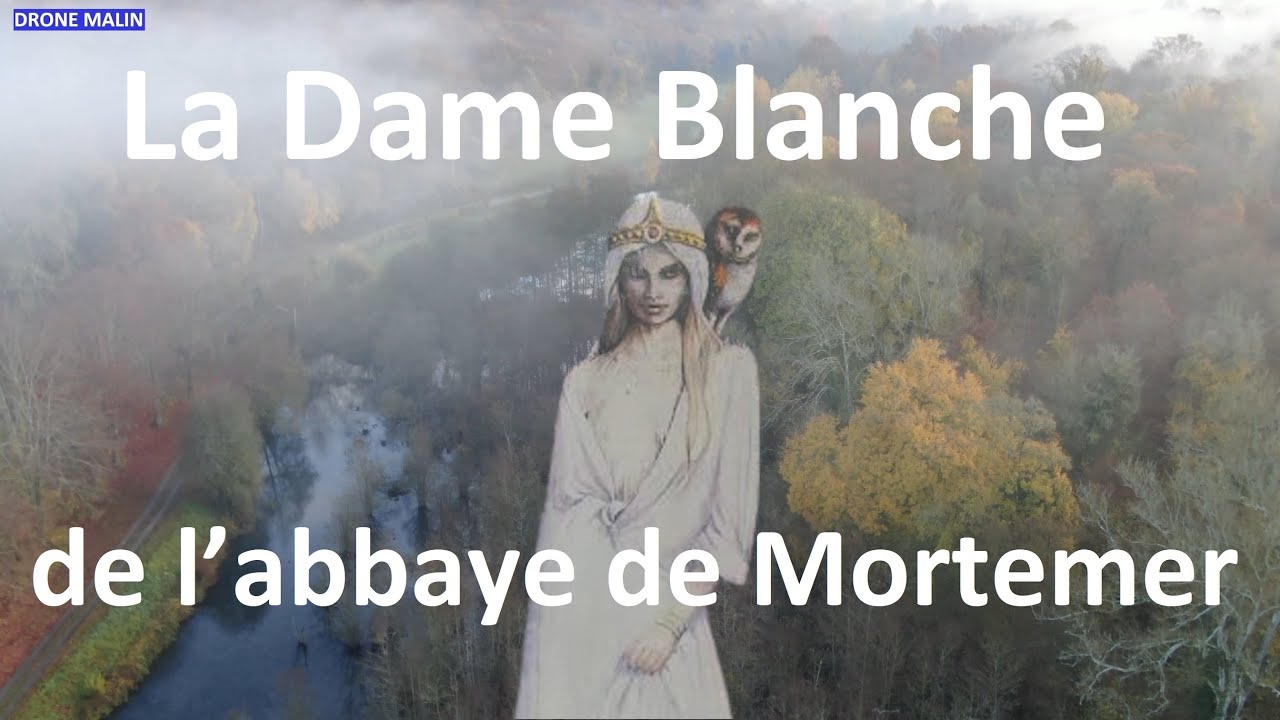 Les fant&ocirc;mes de l&rsquo;abbaye de Mortemer, la dame blanche film&eacute;e en drone