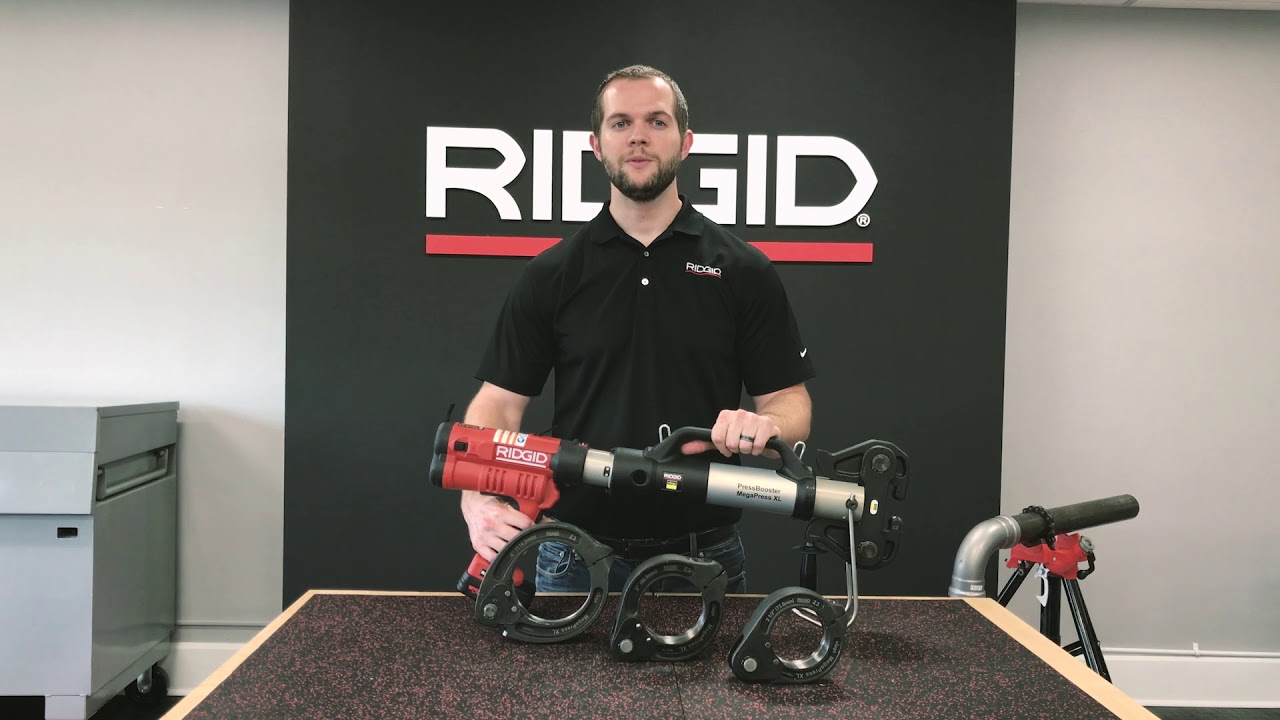 RIDGID Press Booster &ndash; For Use With Viega MegaPress XL