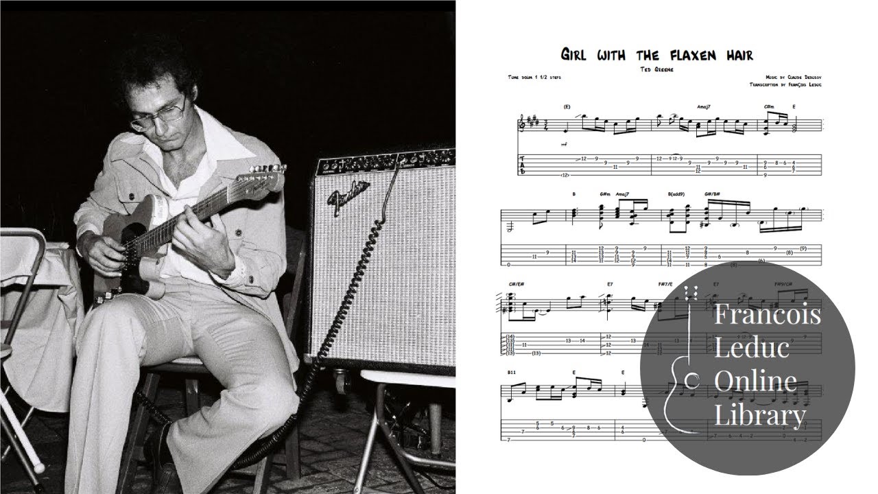 Girl With the Flaxen Hair - Ted Greene (Transcription)