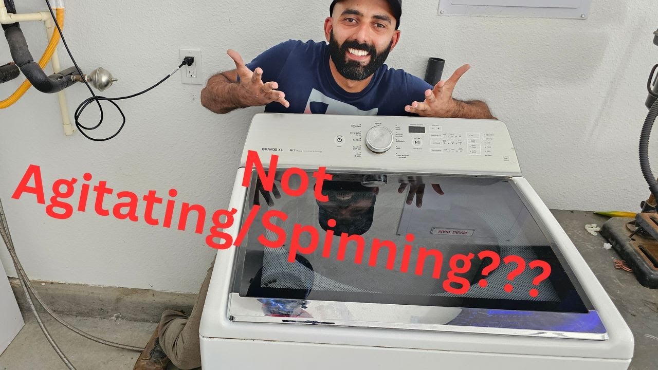 Ремонт стиральной машины Maytag Bravos XL/Whirlpool Cabrio, которая не вращает и не вращает барабан!