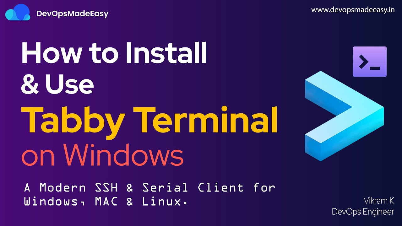 Install Tabby on Windows | Modern Terminal for MAC/Windows/Linux