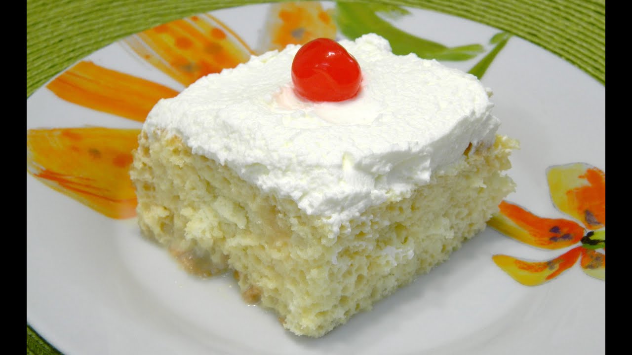 Traditional Tres leches Cake or Three Milk Cake