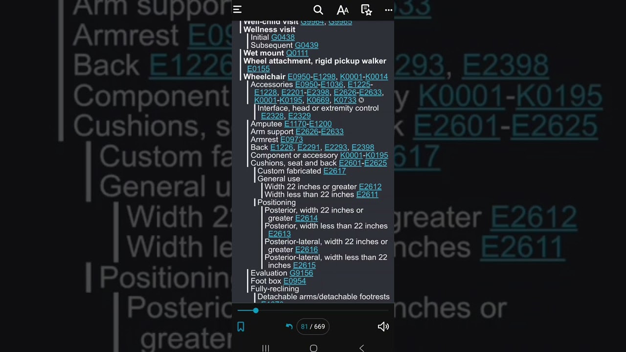 Let's Code It - HCPCS - Wheelchair Straps - Medical Coding eBook Demonstration