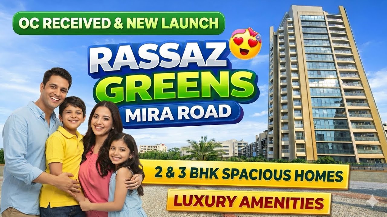 Price Drop? 📉 Luxury 2 & 3 BHK in Rassaz Greens Mira Road | Starts ??? All incl 