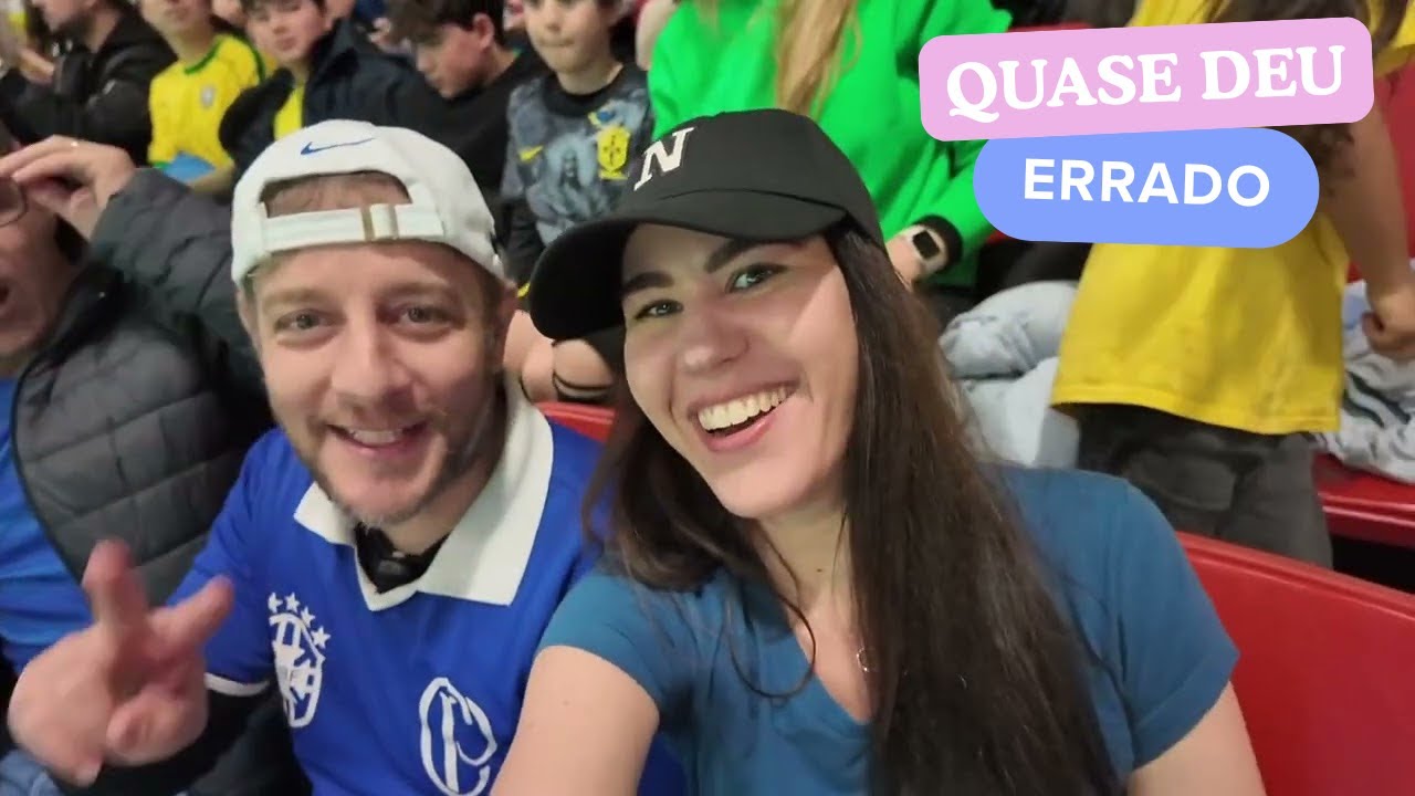 Jogo do Brasil no Estádio do Arsenal | Inglaterra