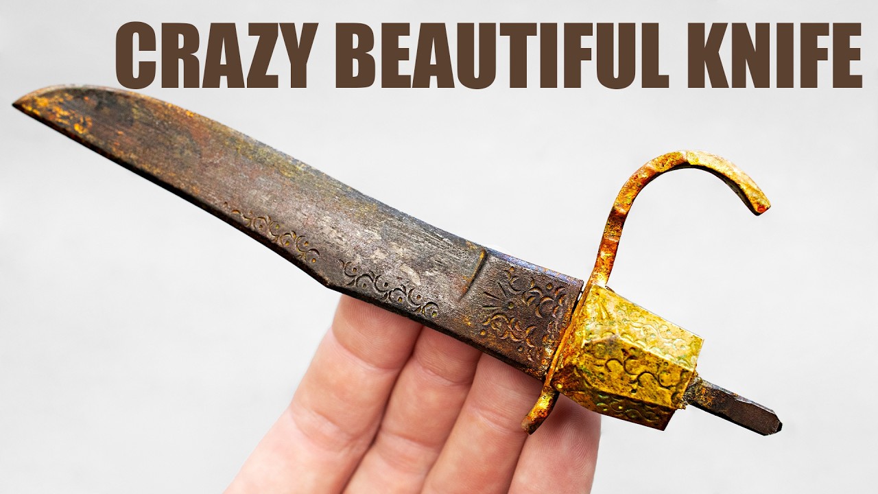 Best Antique Hunting Knife Restoration.  Amazing Transformation!