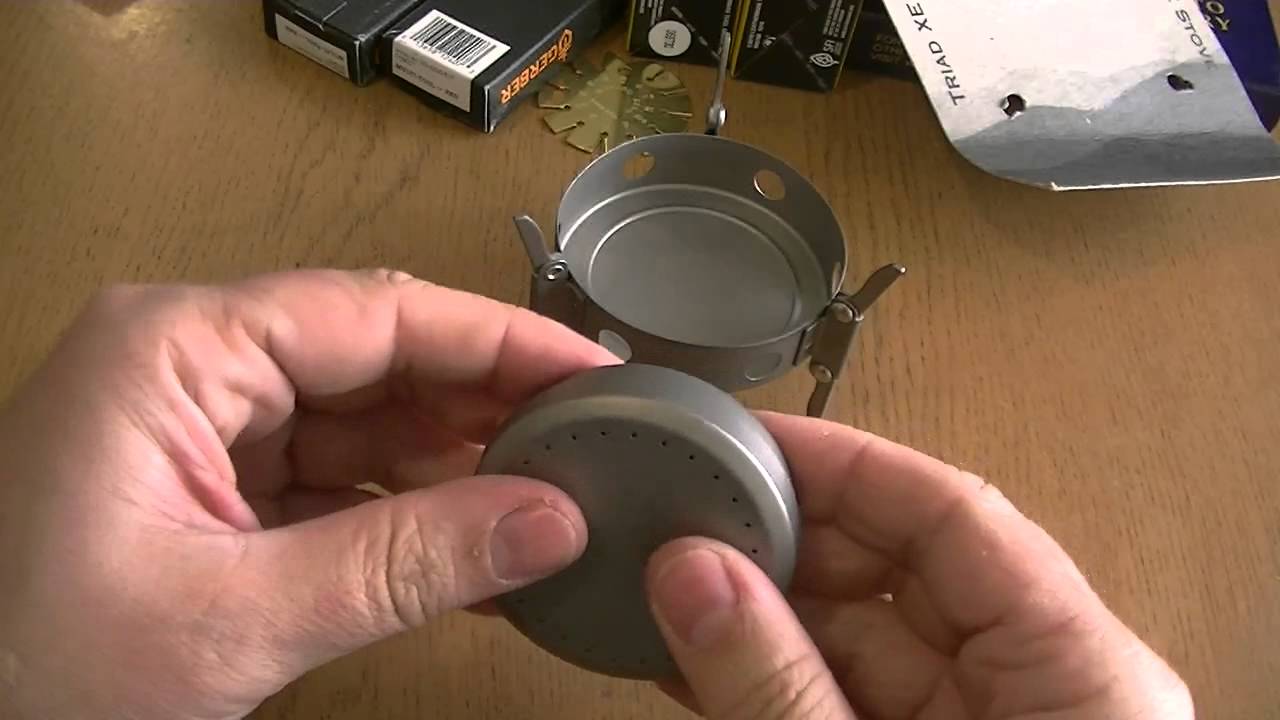 Vargo Titanium Triad XE Alcohol Fuel Tab Stove