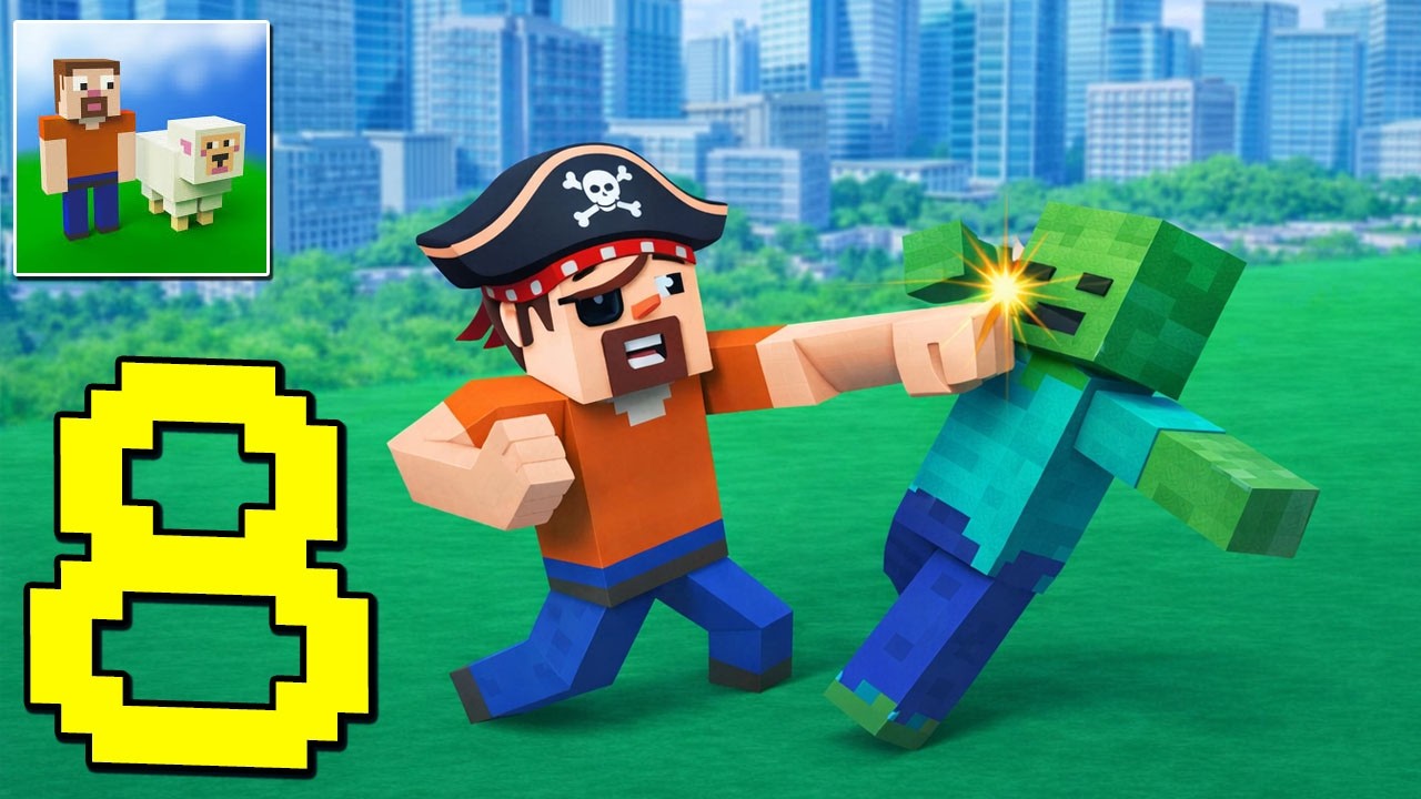 CubeCrafter: Gameplay Walkthrough Part 8 - Build, Craft & Explore the block world (Android,iOS)