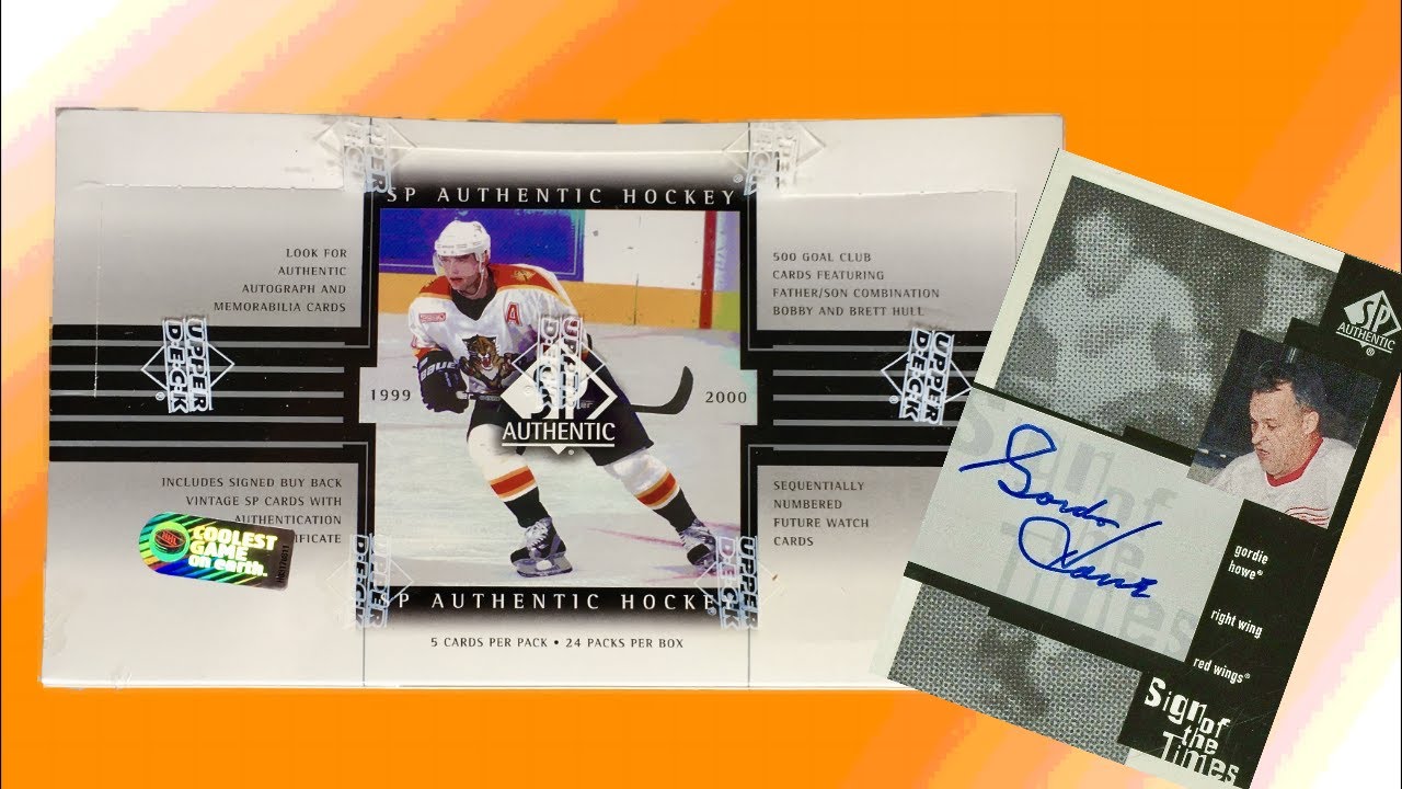 It Couldn't Be More Perfect! - 1999-00 SP Authentic Hockey Hobby Box Break