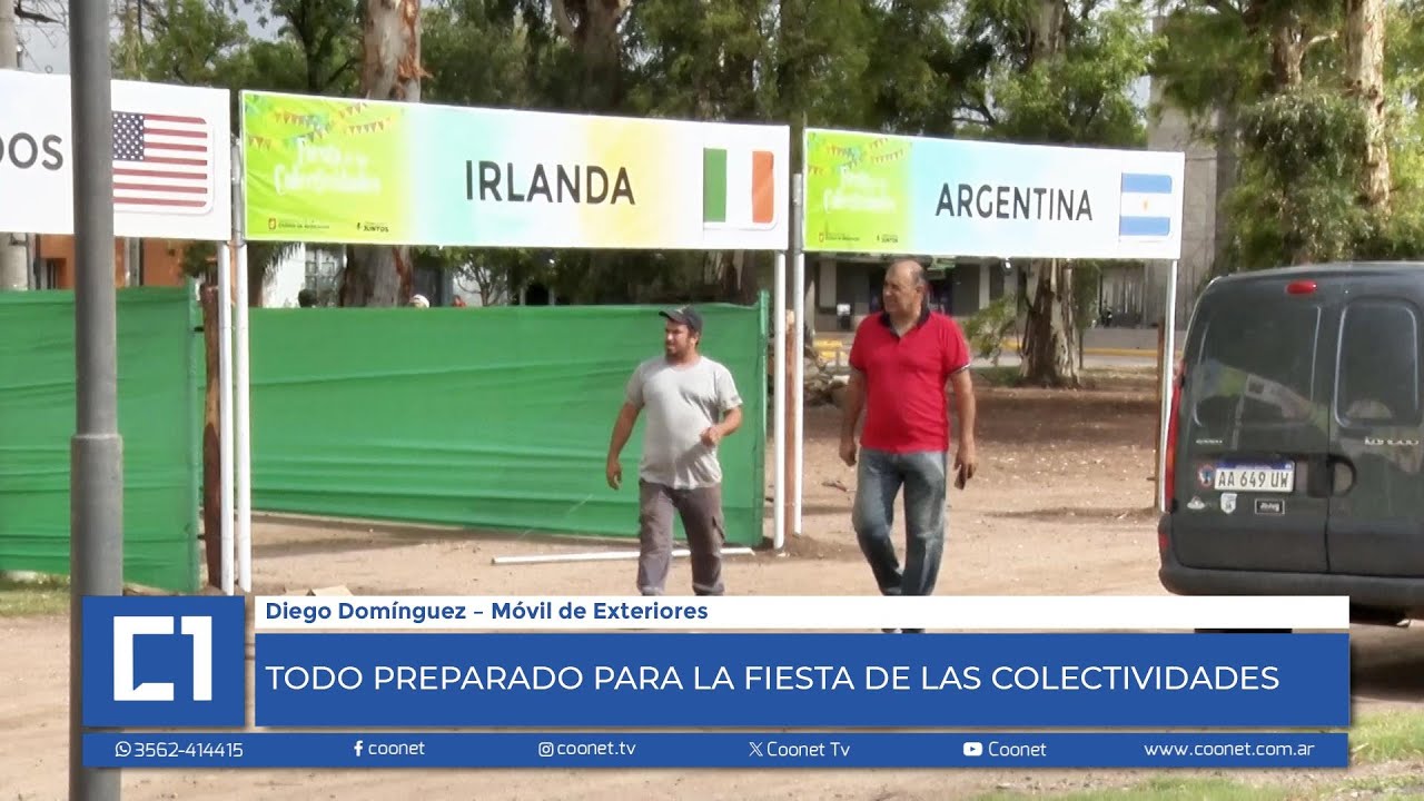 TODO LISTO: Brinkmann palpita la gran Fiesta de las Colectividades 2026