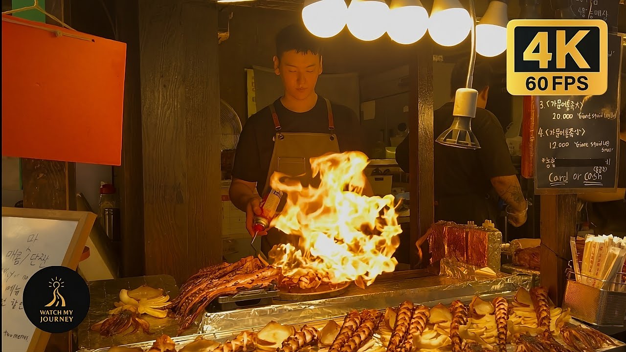 First Time at Jeju Dongmun Market 🇰🇷 Street Food & Local Vibes 4K
