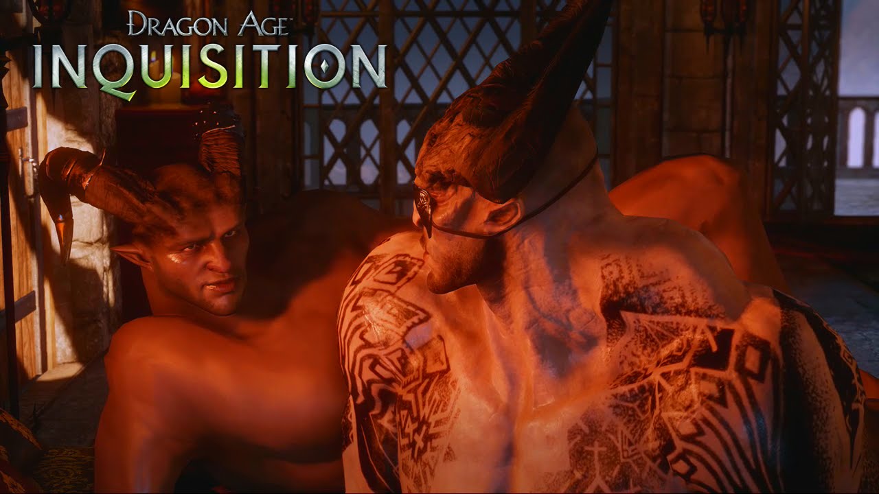 Dragon Age Inquisition: Iron Bull Gay Romance Complete All Scenes (версия кунари)