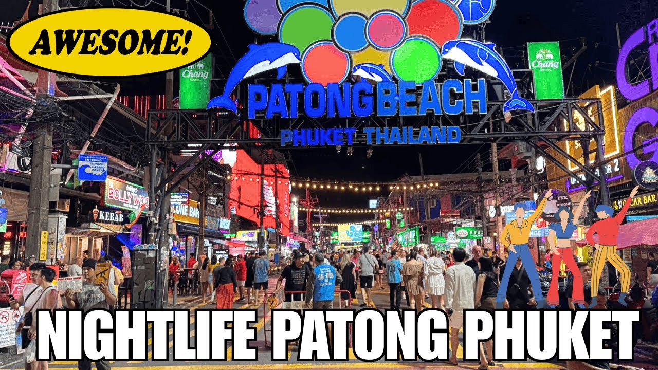 Nightlife  Adventure Walk Bangla Road Patong Phuket Thailand Vlog Today 2025