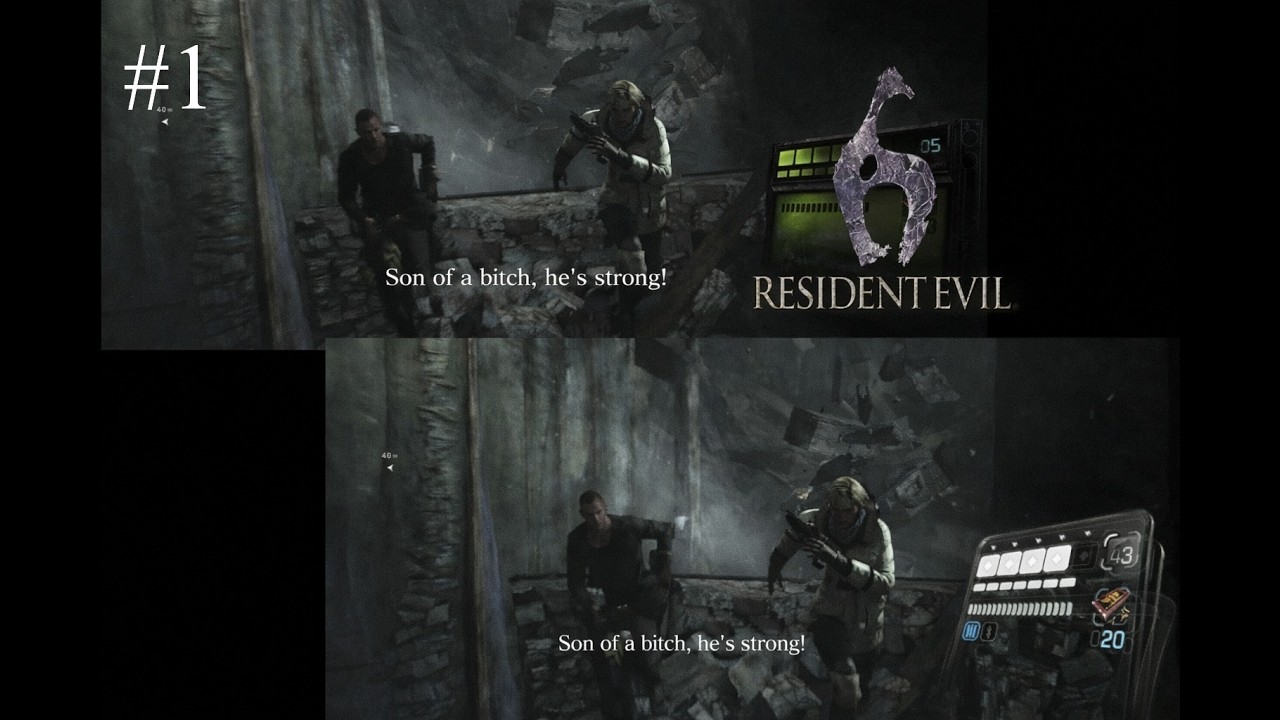 BARU MULAI LANGSUNG DIKEJAR USTANAK!! - Resident Evil 6 Multiplayer - Stage Jake Muller
