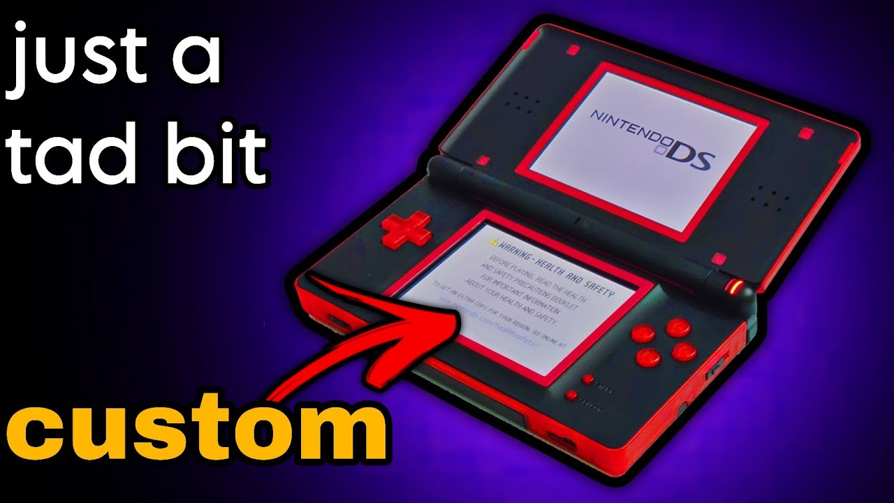 Transforming a Broken DS Into a Beautiful 1 of 1 Beast! - eXtremeRate Shell DS Lite