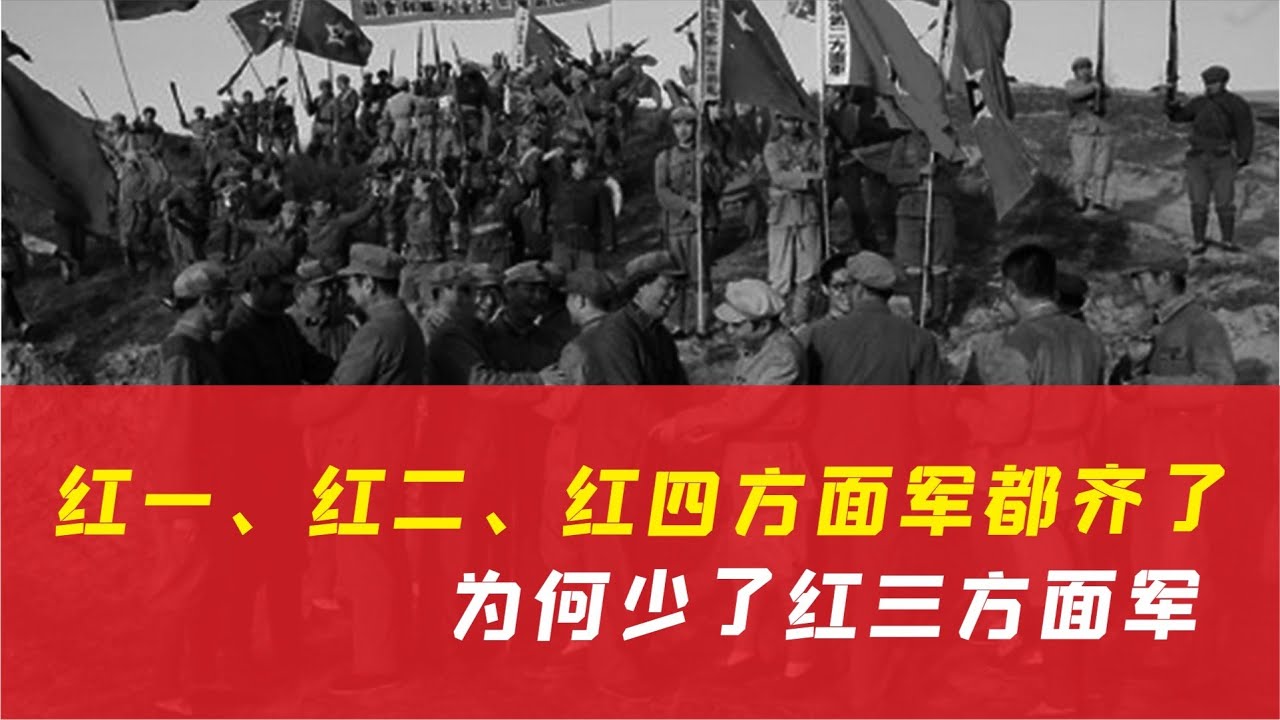 长征党史：为何红军只设三大方面军缺了红三 #长征 #红军历史 #红三方面军 #党史冷知识 #残酷真相