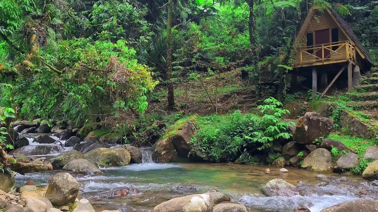 Flowing Water Meditation | River Sounds for Peaceful Sleep and Mind Reset