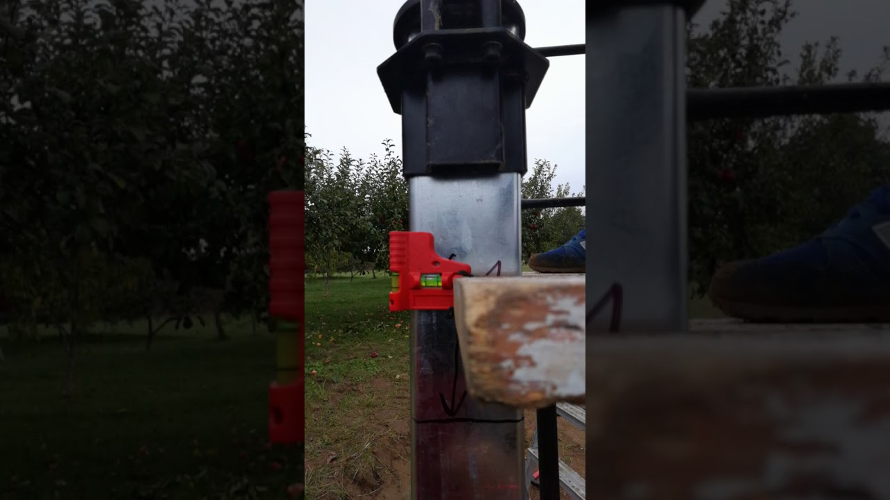 Kafarowanie słupy pod stoły  fotowoltaiczne  .Kafar hydrauliczny Atlas