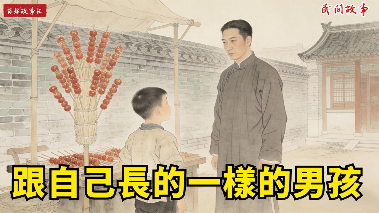 丈夫外出經商五年帶千金歸來，嬌妻卻不見蹤影！轉身街頭偶遇賣糖葫蘆男童，長相竟和自己一模一樣，一問身世男子當場淚崩……#故事頻道 #民間故事#有聲書 #睡前故事#中國文化#故事分享