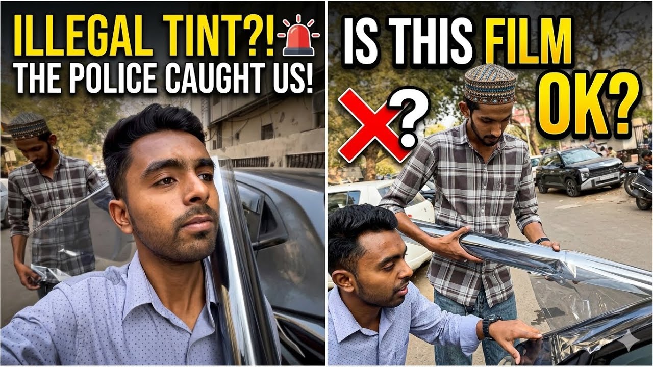 ILLEGAL TINT/FLIM LAGWA DI AAJ CAR ME 