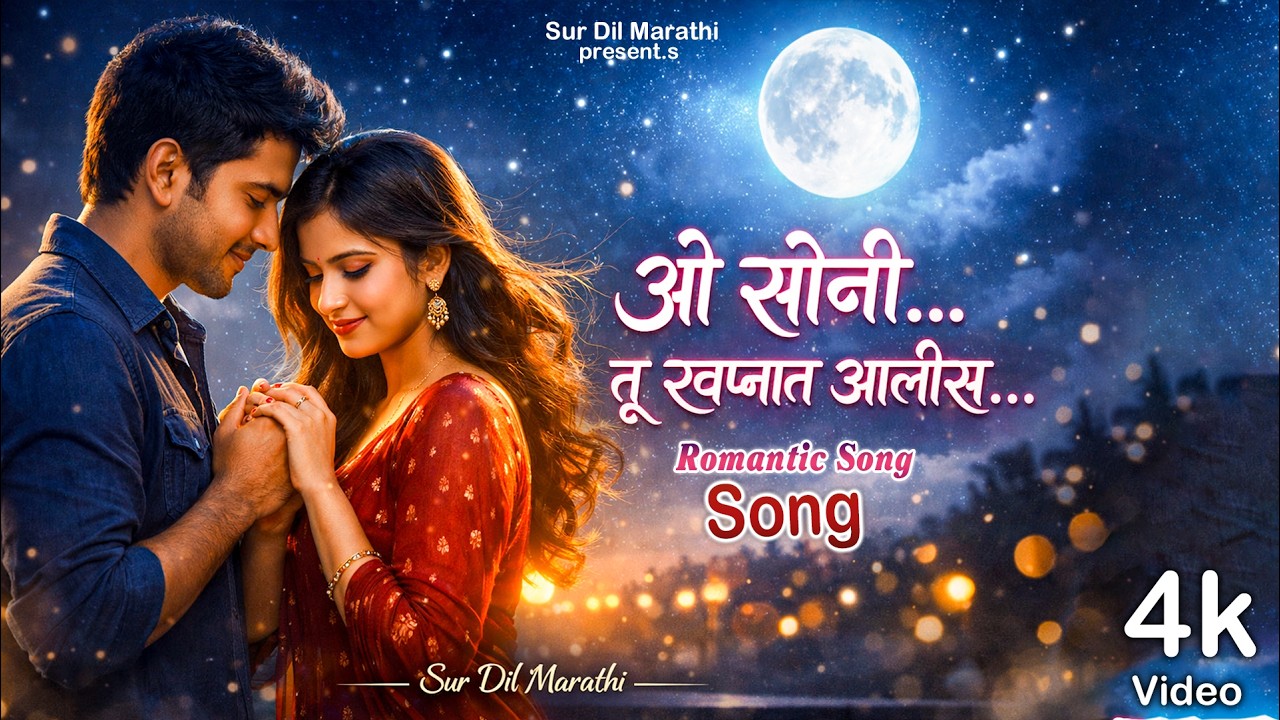 ओ सोनी तू स्वप्नात आलीस| O Soni Tu Swapnat Aalis | Marathi Romantic Love Song 2026 | Sur Dil Marathi