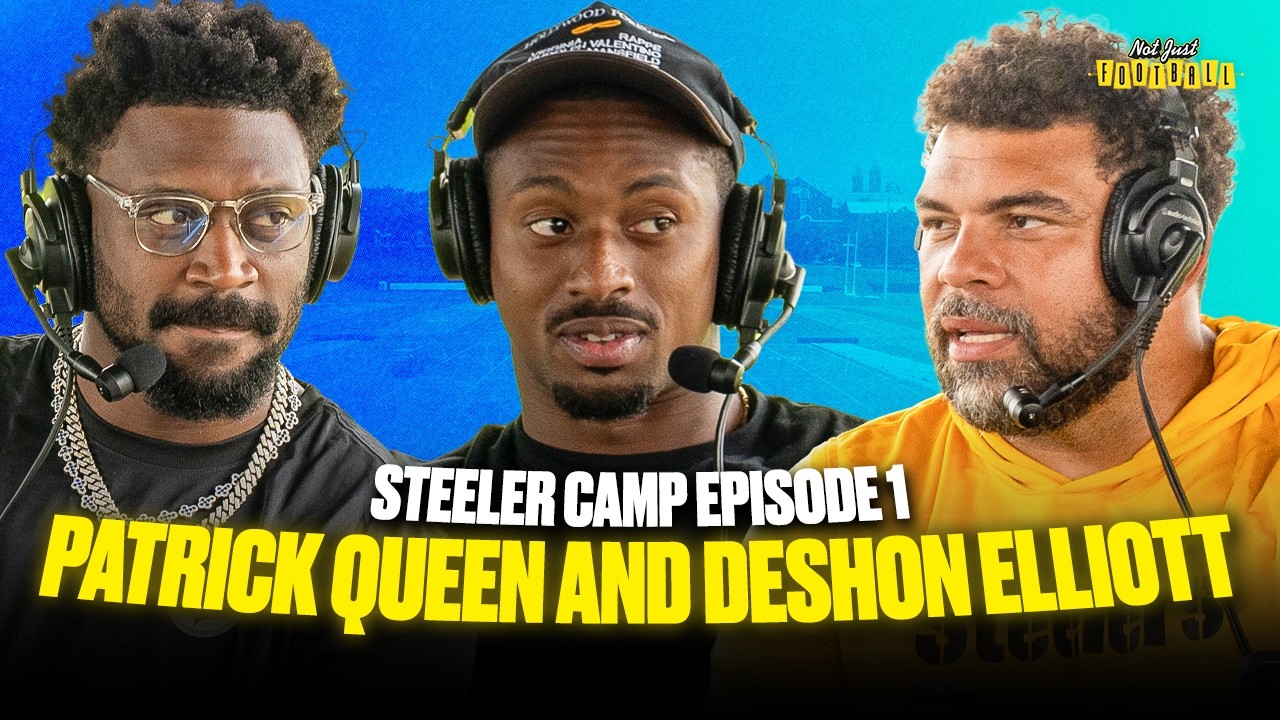 DeShon Elliott and Patrick Queen At Steelers Training Camp | Not Just Football