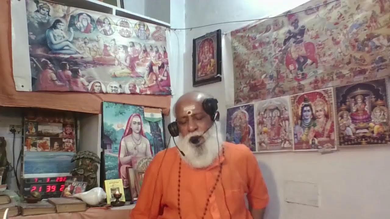 626 HINDI SATSANG ON LAGHU VAKYAVRUTTHI TITLE : SRI ADI SHANKARA GRANTHA ADHYAYANA SADHANA SRAVANTHI