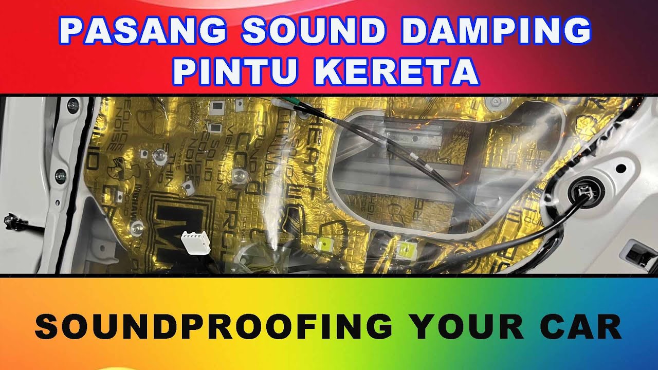 Cara Pasang Soundproof aka Sound Damping (Perodua Bezza)