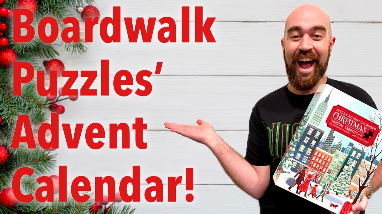 Reviewing Boardwalk Puzzles' Holiday Advent Calendar!