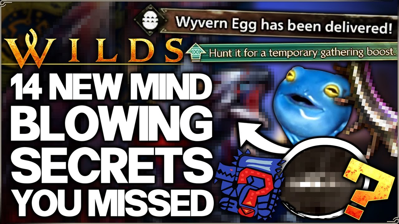 Monster Hunter Wilds - Mystery Monster Hint, Hidden Hunt, Egg Quests & More - 14 New BIG Secrets!