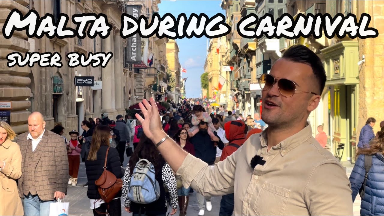 I haven&rsquo;t seen Valletta this busy !!! Carnival in Malta