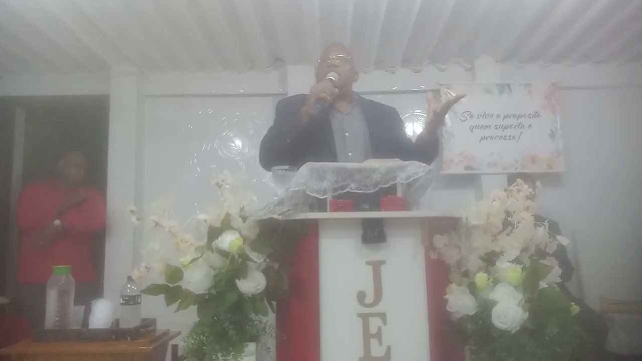 Hoje o preleitor foi o pastor Silvio da igreja ministério Logos.Igreja casa de oração.
