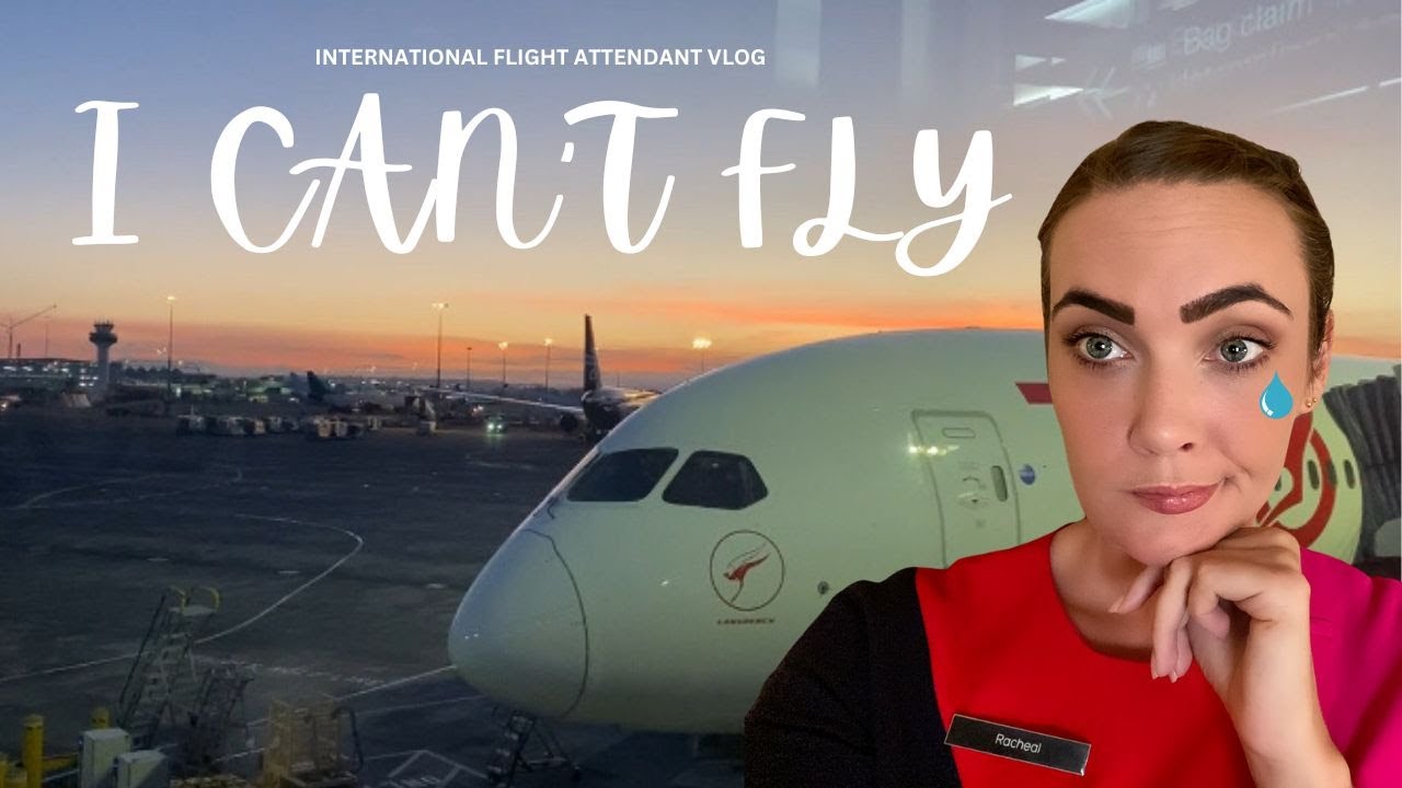 International Flight Attendant Vlog | What happens when a flight attendant can't fly?