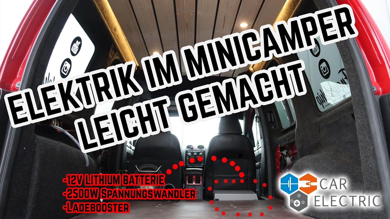 Elektrik im Caddy Minicamper, einfacher gehts nicht - LPS 2512 // Part 5