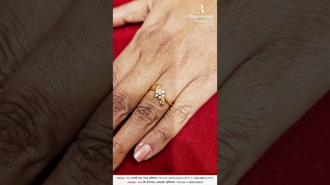 Diamond Finger & Ear Ring | Pendent | Chain | Bracelet | Rupomoyee Jewellers-Berhampore | Beldanga