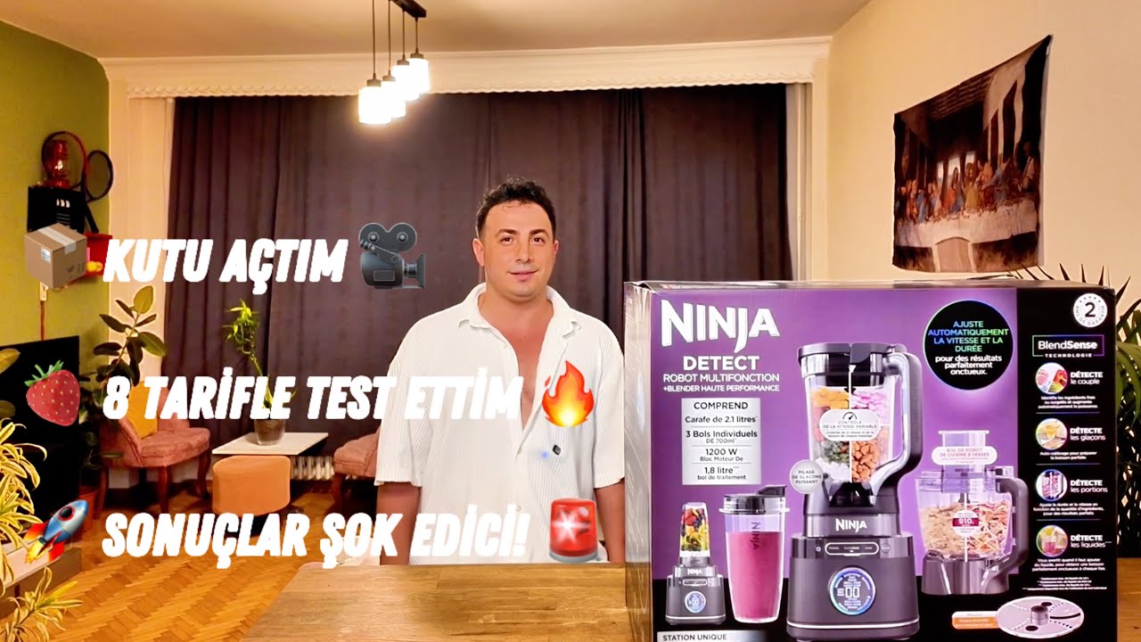 Ninja BlendSense Blender Mutfak Sistemi Tanıtım & Kutu Açılımı +8 Tarifle Test!🔥En İyi Blender mı ?😱