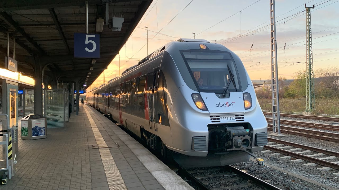 Führerstandsmitfahrt Naumburg (Saale) Hbf - Weimar - Erfurt Hbf - Gotha - Eisenach Hbf
