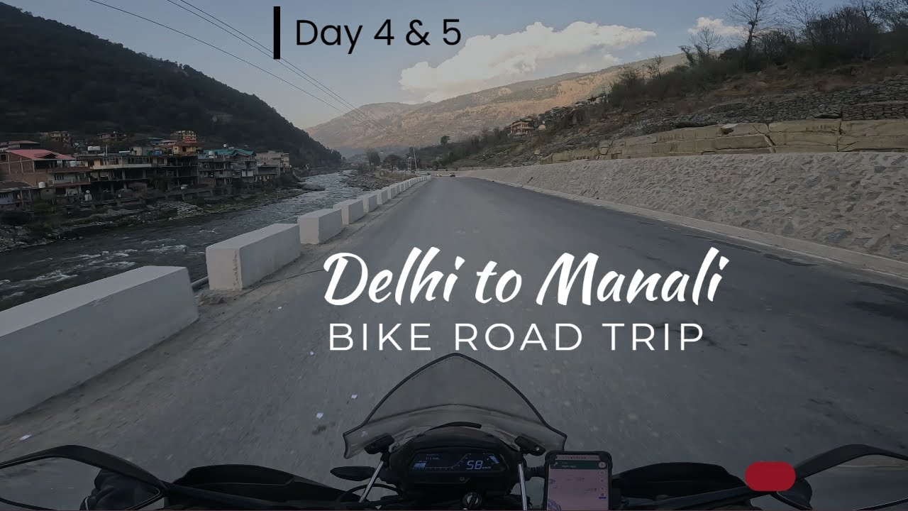 Day 4+5 | Delhi to Manali Bike Ride | Unexpected Delay | Couple Rider #bikeride #travel #dominar400