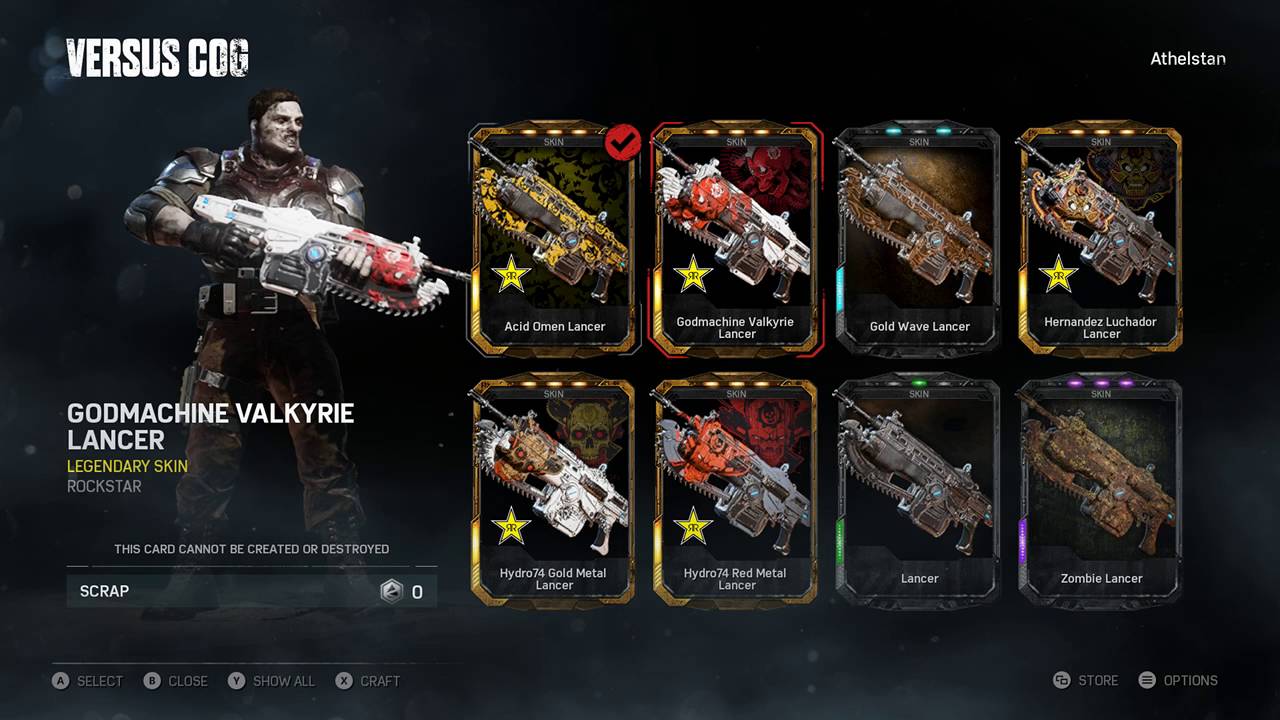 Gears of War 4 - Lancer Skin and Emblems from Rockstar Energy Drink