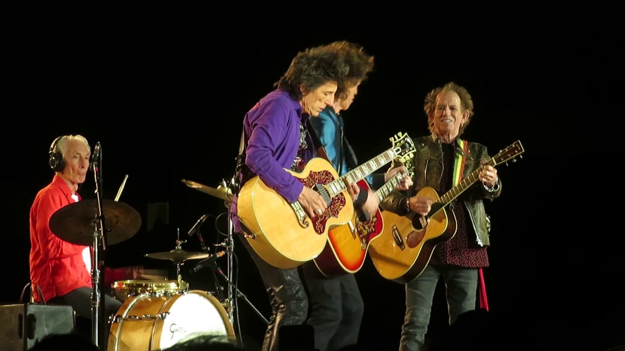 The Rolling Stones, Dead Flowers (Ron Wood Slide Acoustic) Soldier Field, Chicago, Illinois, 6-21-19