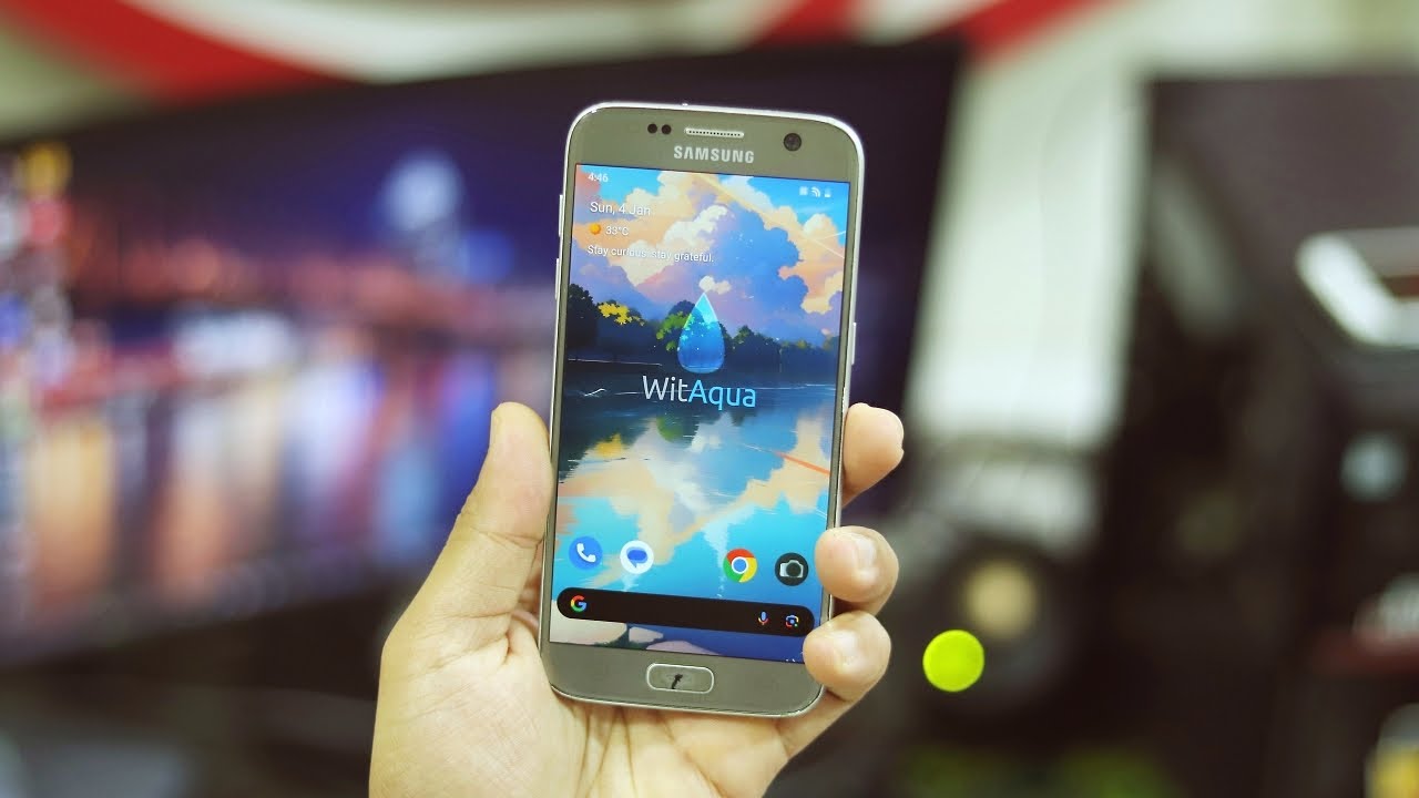 Install WitAqua 3.0 Android 16 Custom ROM on Galaxy S7, S7 Edge, Note7 & Note FE!