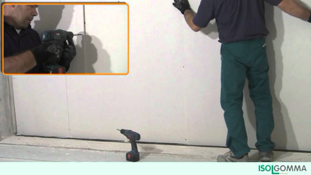 Thermal acoustic insulation MINERAL + MUSTWALL + SYL: partition wall 125mm