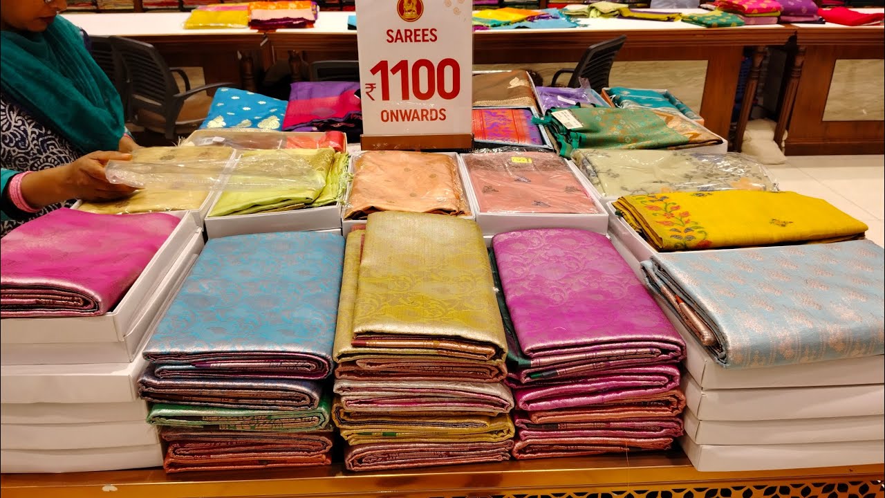 Chennai Shopping mall latest sarees | pattu sarees #shopping #pattusarees #newcollection #trending
