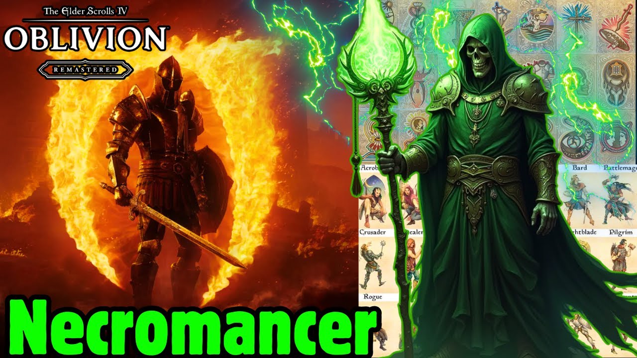 OP NECROMANCER Death Mage Build Guide - Oblivion Remastered